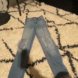Hollister mom jeans
